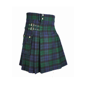 Kilts de lana acrílica de tela de tartán tradicional musical con el mejor diseño personalizado para hombres - Product Image 3