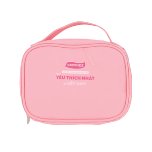 Superventas OEM/ODM personalizado para bolsa de cosméticos de cuero Simili cierre de cremallera de moda fácil de limpiar 20x13x7 Uso diario de maquillaje - Product Image 6