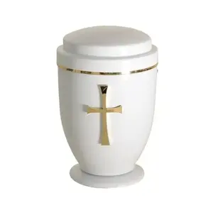 <b>Heavy</b> <b>Duty</b> Metal Urn for Human Ashes with Smooth Finish and Secure Lid for <b>Safe</b> and Respectful Long Term Storage - Product Image 5