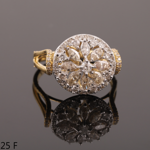 Classic VVS Lab Grown Diamond Engagement Wedding <b>Cocktail</b> <b>Ring</b> Women 14k/18k <b>Gold</b> Plated Brilliant Cut for Certified Trendy 2-5g - Product Image 2