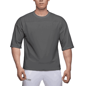 เสื้อฟุตบอลผ้าตาข่ายสำหรับผู้ชายเสื้อทีมฟุตบอลชุดเสื้อผ้า100% ฮิปฮอปผ้าฝ้ายพิมพ์ซับลิเมชันขนาดใหญ่ - Product Image 2