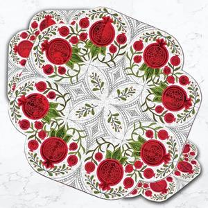 Manteles individuales de mesa bordados hechos a mano de fabricación india para el hogar, restaurante y decoración de eventos disponibles a un precio asequible - Product Image 3