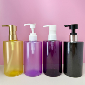 Fabricant de bouteilles cylindriques en PET de 300ml, bouteille en plastique Push Lotion, shampooing, gel douche, bouteilles à pompe de lavage Pavico Vietnam - Product Image 1