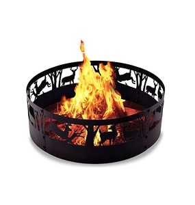 Anneau de foyer robuste pour l'extérieur Insert d'anneau de feu de joie à motif pour l'extérieur - Product Image 1