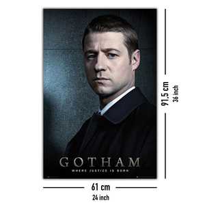 Affiche moderne de Gotham de James Gordon pour décoration murale avec cadre noir - Product Image 4