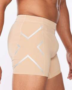 Short de compression pour homme sous pantalon couche de base short super stretch vêtements de sport bas de compression short matériau respirant - Product Image 3