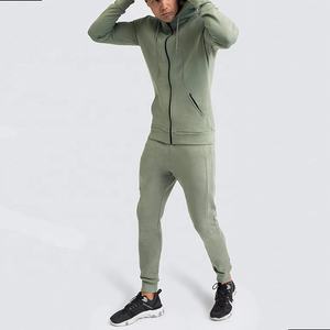 Wholesale Eco-Friendly Men's Jogging Tracksuit Breathable Gym Training Track Suits Custom OEM Logo Front Plus XXL for Winter - Product Image 4