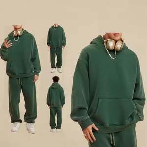 Sudadera con capucha de algodón pesado para hombre, lavado ácido, fabricante OEM, ajuste relajado directo, Sudadera con capucha para hombre, lavado ácido, aspecto callejero, fábrica OEM - Product Image 3