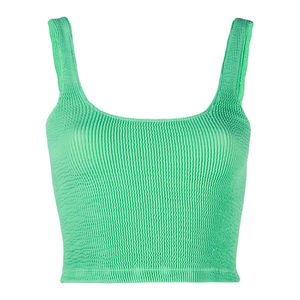 Top Deportivo Corto de Yoga para Mujer con Logotipo Personalizado de Alta Calidad, Transpirable, de Secado Rápido, Tejido de Algodón y Poliéster - Product Image 1