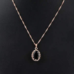 Women's Fancy <b>Locket</b> Set - Black - Product Image 2
