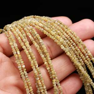 Perlas de Diamante Natural Amarillo Sin Cortar, Claridad VVS1 y VS2, Corte Excelente y Bueno, Certificadas por IGI para la Fabricación de Joyas - Product Image 3