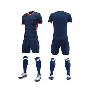 Camiseta de fútbol GAF, uniforme de fútbol a rayas blancas y negras, camisetas de fútbol al por mayor, camiseta de fútbol lisa - Product Image 4