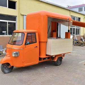 Camion de nourriture électrique, chariot de restauration mobile, trois roues, aluminium, fibre de verre, résistant à la rouille, remorque de nourriture de rue pour service extérieur - Product Image 2