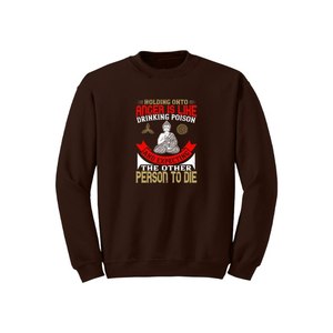 Sweat-shirt en coton mélangé Bouddha Thèmes Imprimer 12 options de couleur Style décontracté 260-280 GSM Placement de conception personnalisable pour l'hiver - Product Image 2