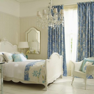 Estilo moderno Gormet empalme luz lujo ambiente gris rústico sombreado dormitorio cortinas bordado hecho listo cortinas de lujo - Product Image 1