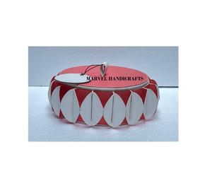 Producto de regalo de Ramadán, juego de regalo de artesanías de madera de cuero, Bandejas para servir platos, boda, decoración de Ramadán, evento de decoración del hogar - Product Image 3