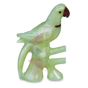 Figura de Ónice Verde Claro Tallada a Mano Personalizada de Alta Calidad con Certificación ISO de Mineralroute LTD para el Hogar - Product Image 4