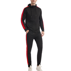 Conjunto Deportivo de Dos Piezas Personalizado de Moda para Hombre, Poliéster y Algodón, Informal, para Otoño, Chándal para Correr, Traje Deportivo 2026 - Product Image 3