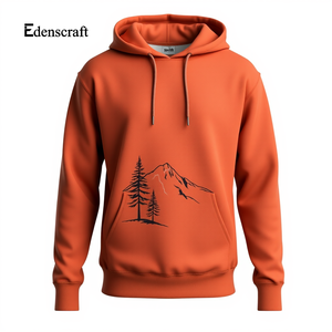 Pull décontracté pour hommes, sweat à capuche imprimé chaud pour l'hiver, élégant, léger, durable, tissu doux, mélange de coton, sweat-shirt urbain - Product Image 4