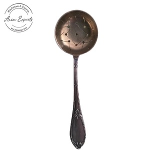 Offre Spéciale Écologique Fabriqué À La Main Cuillère Ronde En Métal Passoire À Thé Cuivre Fini pour Thé En Vrac Commande Minimum 100pcs - Product Image 2