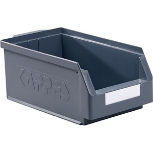 L350xW200xH150mm PE Grey <b>Storage</b> Bin GRID PLAN Plastic <b>Storage</b> <b>Box</b> - Product Image 1