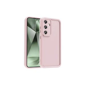 Funda de Silicona Suave Compatible con Samsung Galaxy S24 FE, 14 Plus 5G y TCL, con Diseño de Piña y Protección para la Cámara - Rosa - Product Image 1
