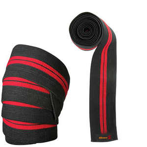 Premium Quality Heavy Duty Neoprene <b>Knee</b> Wraps Customizable Logo Good <b>Compression</b> for Weight Lifting Gym <b>Knee</b> Wraps - Product Image 4