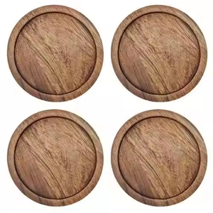 stone <b>coasters</b> handcrafted natural <b>wood</b> <b>coaster</b> stylish drink premium quality <b>coaster</b> - Product Image 3