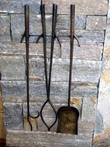 Classic Hanging Handmade Fire <b>Tools</b> <b>Set</b> for Home Indoor and Outdoor Include 3 <b>Tools</b> Fireplace <b>Sets</b> & Accessories <b>Garden</b> Supplies - Product Image 6