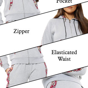 Survêtements d'hiver pour femmes en molleton 100 % coton respirant, personnalisables avec logo – Prix le plus vendu - Product Image 6