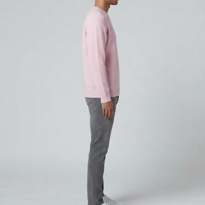 Suéteres de Lana Acrílica 100% Personalizados OEM, Ropa de Hombre de Moda de Primera Calidad, Suéter de Cuello Redondo Tejido Sólido para Hombre - Product Image 6