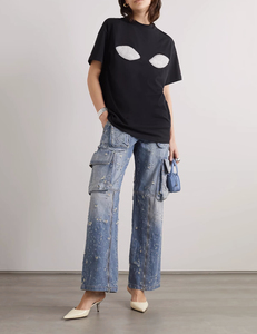 OEM personalizado de alta calidad Streetwear moda Ripped Jeans Mujer Pantalones de mezclilla Bolsillo lateral personalizado Mujer Cargo Pant Jeans - Product Image 3