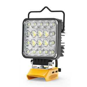 Nâng Cấp Mới 60W <span class=keywords><strong>LED</strong></span> Làm Việc Ánh Sáng Tương Thích Với <span class=keywords><strong>Dewalt</strong></span> 20V Pin 60W 6000LM Đèn Pin - Product Image 1