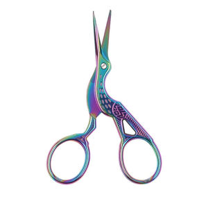 Ciseaux à cuticules pour ongles, acier métallique tranchant, lames droites et fines, ciseaux de beauté pour salon de manucure - Product Image 2