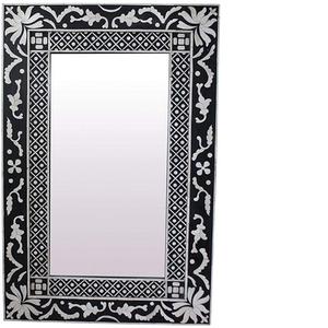 Direct Factory vente en gros, incrustation d'os ronde, miroir décoratif mural, salon, chambre à coucher, miroir suspendu, cadre, miroir de bureau - Product Image 6