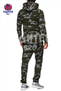 Trajes de chándal de nailon personalizados para hombre con capucha con cremallera Ropa de jogging con estampado informal de verano para correr Chándal de nailon personalizado - Product Image 5