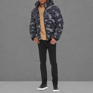 Nouvel an 2025 meilleure vente personnalisé à la mode hiver chaud manteaux mâle coton rembourré hommes Baseball Quilting bouffant veste pour hommes - Product Image 1