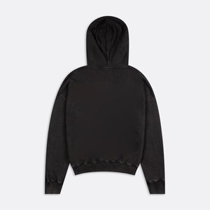 OEM/ODM Custom Logo 450GSM <b>Thermal</b> <b>Hoodie</b> for <b>Men</b> Acid Wash Distressed Winter Jacket with 3D Pattern - Product Image 2