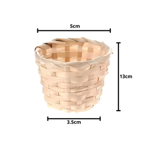 Cesta redonda de bambú para servir, de alta calidad, ecológica, hecha a mano, Vietnam, multiusos, adorable cesta de almacenamiento para decoración del hogar - Product Image 3