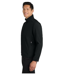 เสื้อแจ็คเก็ตแบบซอฟต์เชลล์ของ Port Authority  ปกป้องจากลมและฝนได้อย่างมีประสิทธิภาพ ผลิตจากผ้าโพลีเอสเตอร์ทอ 100% - Product Image 2