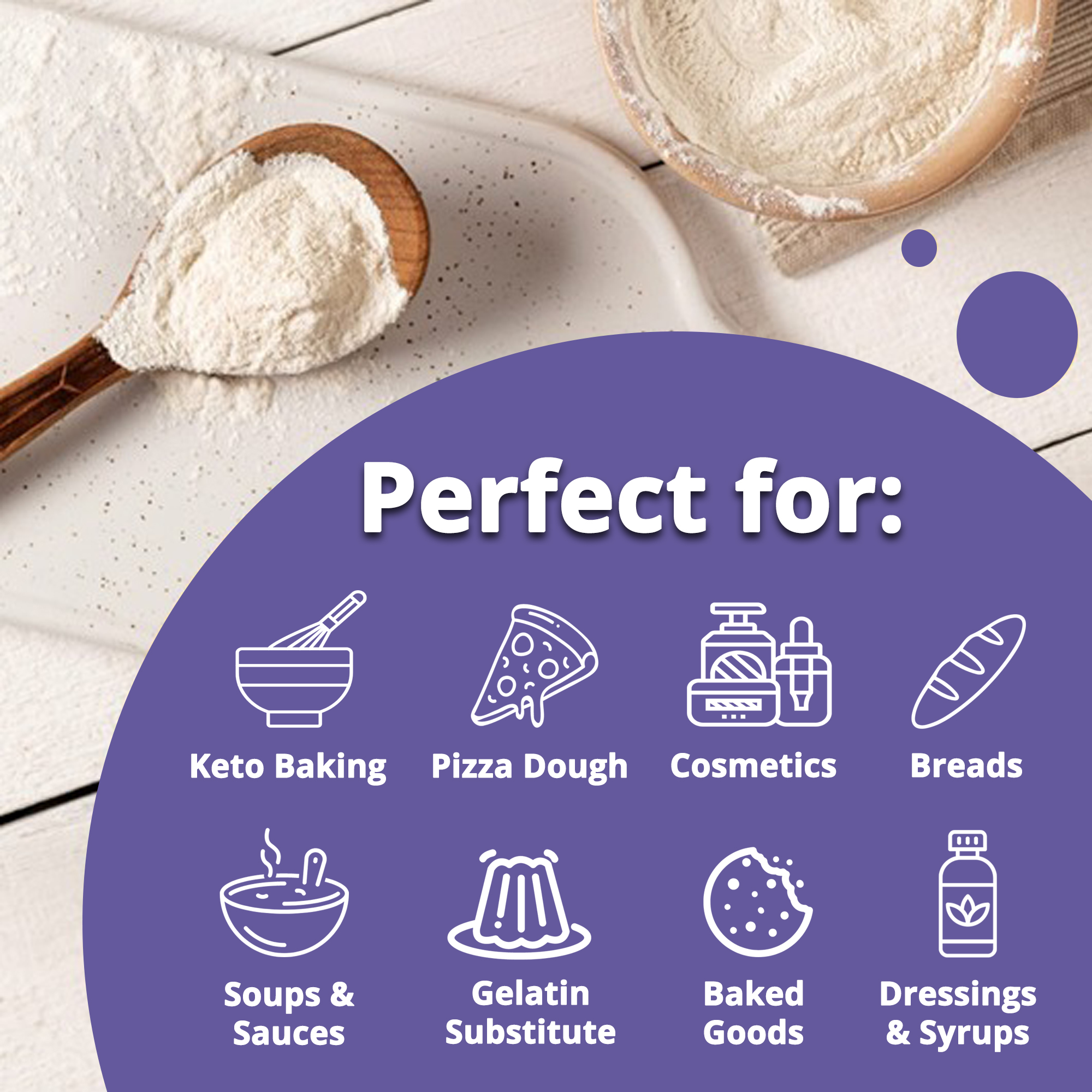 Xanthan Gum Powder - Premium Food Grade Thickener & Stabilizer (100g) by NOVUS LIFE SCIENCES PRIVATE LIMITED