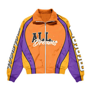 Ensemble de survêtement personnalisé pour homme : veste coupe-vent et short en polyester et nylon, imperméable et réfléchissant, avec fermeture éclair - Product Image 3