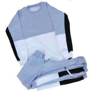 Ensemble de survêtement à capuche pour homme, décontracté, mode, personnalisé, écologique, avec strass, respirant, de haute qualité, vente en gros - Product Image 5