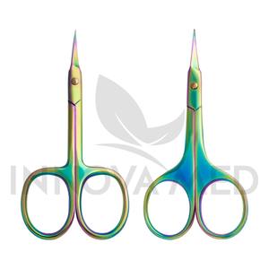 Série Expert 10 cm Ciseaux à cuticules professionnels pour ongles Arêtes de coupe en acier inoxydable extra tranchantes Lame incurvée durable - Product Image 6