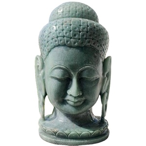 Compre una Figura de Buda de Aventurina Verde de Moda, Tallada a Mano, Escultura Religiosa de Piedras Preciosas, Rudra Gems Delhi, Cristal Curativo - Product Image 1