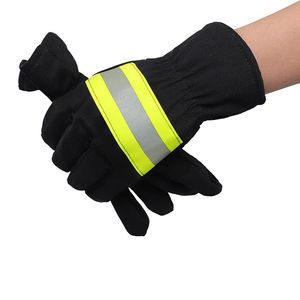 Gants de soudage en cuir de vachette fendu en toile XL de premier rang - Product Image 1