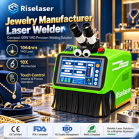 Machine de soudage laser pour la fabrication de bijoux, soudeuse à points micro YAG 60W pour la production d'or et d'argent, réparation de précision