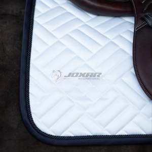 Cómoda almohadilla de sillín inglesa acolchada, tela suave y duradera, transpirable, OEM, equipo ecuestre, almohadillas de sillín personalizadas - Product Image 2
