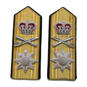 Tela de Encaje Bordada con Cuentas y Borlas Largas, Botón Clásico 3D, Insignias de Hombro con Epaulettes para Hombre y Mujer, Tamaño Personalizado - Product Image 4