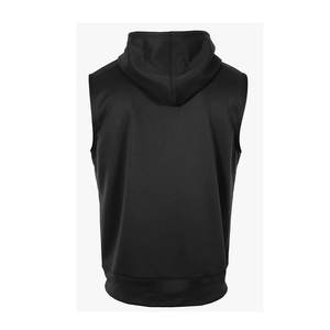 Alta calidad de trabajo sin mangas Fitness Wear Hoodie hombres gimnasio desgaste Stringer chaleco entrenamiento sin mangas poliéster Hoodie - Product Image 4